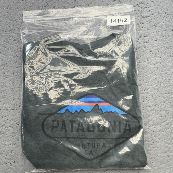 Patagonia Shirt Mens Medium Green Slim Fit Graphic Tee Ventura CA STY 38907 - Picture 11 of 11